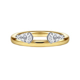 Gabriel & Co - Lace - 14K Yellow Gold Pear Diamond Enhancer - Bay Hill Jewelers