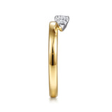 Gabriel & Co - Lace - 14K Yellow Gold Pear Diamond Enhancer - Bay Hill Jewelers