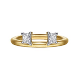 Gabriel & Co. Lela - 14K Yellow Gold Trapezoid Diamond Enhancer - 0.3 ct. size 6.5 - Bay Hill Jewelers