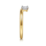 Gabriel & Co. Lela - 14K Yellow Gold Trapezoid Diamond Enhancer - 0.3 ct. size 6.5 - Bay Hill Jewelers