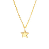 Child's Puff Star Chain Necklace