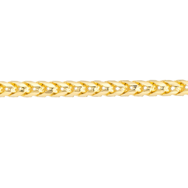 Round D/C Franco Chain Bracelet
