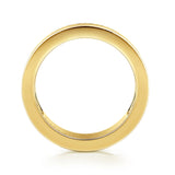 Gabriel & Co. - Ophelienne - 14K Yellow Gold 5mm Diamond Anniversary Cigar Band - Bay Hill Jewelers