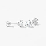 Hearts on Fire Three Prong Round 0.24 cttw Diamond Stud Earrings - Bay Hill Jewelers
