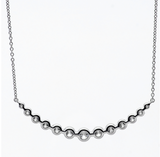 Smile Necklace 2.09CTW 18K White Gold