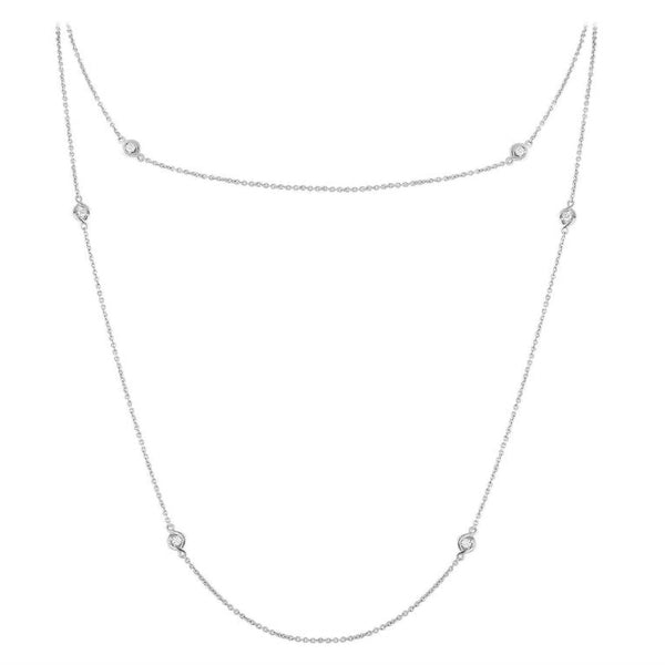 Hearts on Fire Optima Station 40 Inch Diamond Necklace