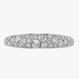 Hearts on Fire 18K White Gold Grace Domed Diamond Ring