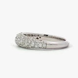 Hearts on Fire 18K White Gold Grace Domed Diamond Ring