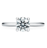 IN STOCK Hearts on Fire 0.79ct Vela Solitaire Plat Ring Size 6.5