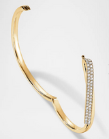 IN STOCK Hearts on Fire 1.61cttw Diamond INSIDE OUT Flip Bangle, 18K Yellow Gold