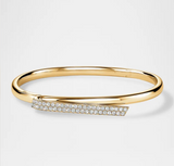 IN STOCK Hearts on Fire 1.61cttw Diamond INSIDE OUT Flip Bangle, 18K Yellow Gold