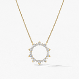 IN STOCK Hearts on Fire 1.75cttw 18K Yellow Gold Aerial Eclipse Large Pendant