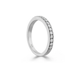 IN STOCK Hearts on Fire 18K White Gold Beloved Band .38cttw, 6.50