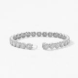 IN STOCK Hearts on Fire 7.00cttw Diamond Fulfillment Line Bracelet 18K White Gold Diamond, Count=307