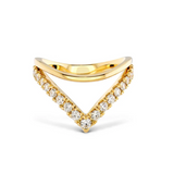 IN STOCK Hearts on Fire 18K Yellow Gold Harley Silhouette Diamond Power Band