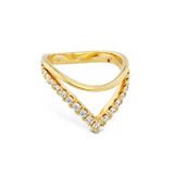 IN STOCK Hearts on Fire 18K Yellow Gold Harley Silhouette Diamond Power Band