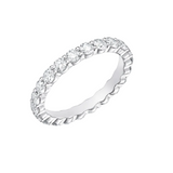 IN STOCK Memoire Platinum Petite Prong 1.52cttw Diamond Eternity Band - Bay Hill Jewelers