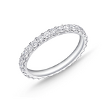 IN STOCK Memoire Platinum Odessa 1.10Cttw Diamond Eternity Band