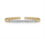 14K Yellow Gold Diamond Bangle - Bay Hill Jewelers