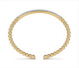 14K Yellow Gold Diamond Bangle - Bay Hill Jewelers
