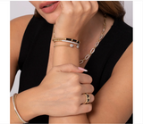 14K Yellow Gold Diamond Bangle - Bay Hill Jewelers