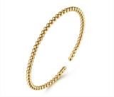 14K Yellow Gold Bujukan Split Bangle Bracelet - Bay Hill Jewelers