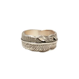Men's Silver Raven Feather Band Ring - Bay Hill Jewelers