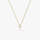 Hearts on Fire Signature Stationed Cross Pendant