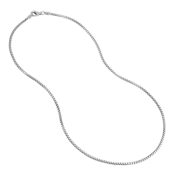 Sterling Silver Round Box Chain