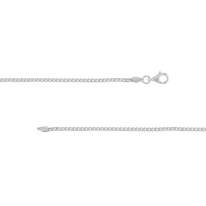Sterling Silver Round Box Chain