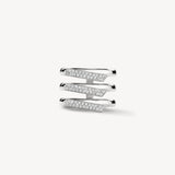 Hearts on Fire White Gold Inside/Out Diamond Trio Band