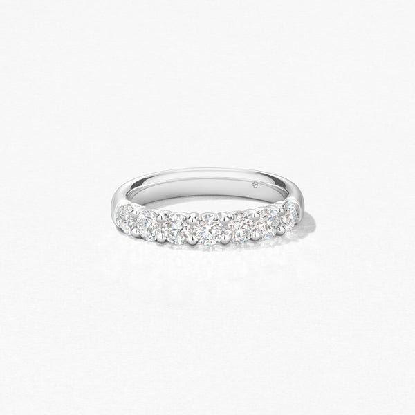 Hearts on Fire 18K White Gold 0.54cttw Seven Stone Band