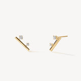 Hearts on Fire Barre Floating Diamond Climber Earrings