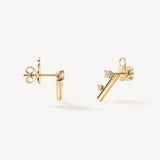 Hearts on Fire Barre Floating Diamond Climber Earrings