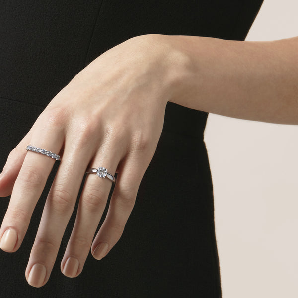 Hearts on Fire 18K White Gold 0.50cttw Nine Stone Band