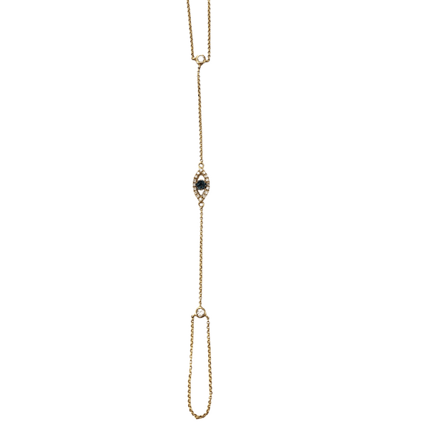 Evil Eye Hand Lariat - Bay Hill Jewelers
