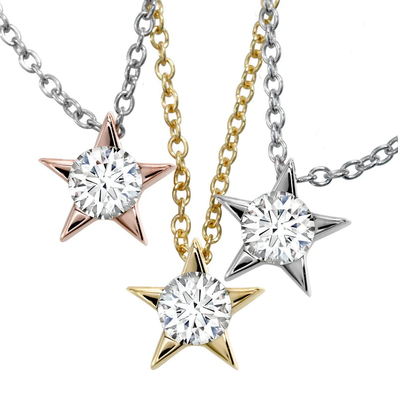 Hearts on Fire 18K White Gold Illa Star Pendant Necklace
