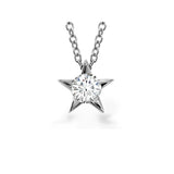 Hearts on Fire 18K White Gold Illa Star Pendant Necklace