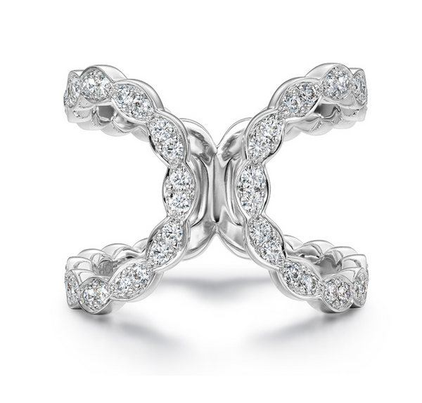 Hearts on Fire Lorelei Floral Open Ring - Bay Hill Jewelers