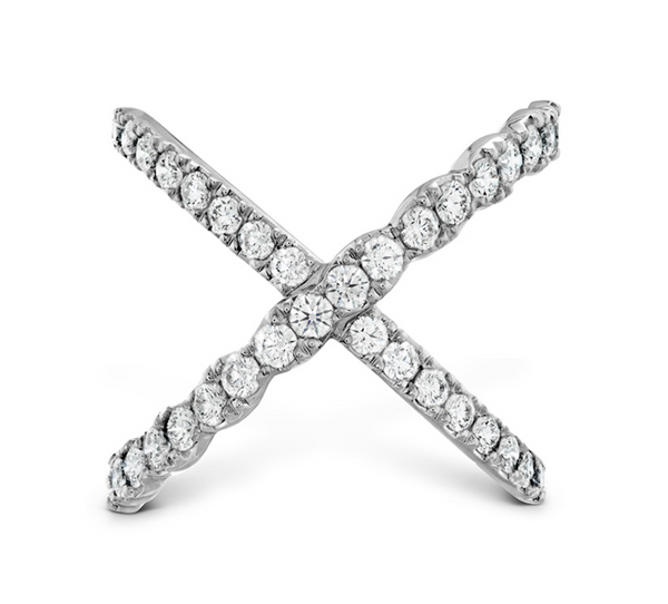 Hearts on Fire Lorelei Diamond Criss-Cross Ring - Bay Hill Jewelers