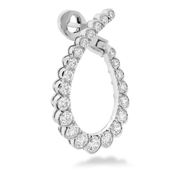 Hearts on Fire Aerial Regal Diamond Hoop Earrings - Bay Hill Jewelers