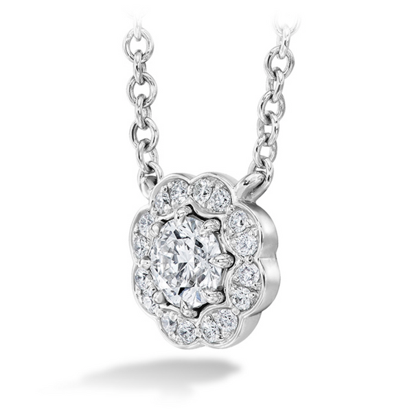 Hearts on Fire Lorelei Diamond Halo Pendant - Bay Hill Jewelers