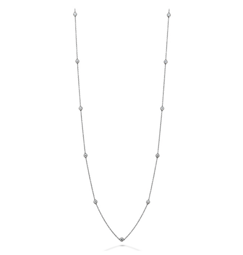 Hearts on Fire Signature Bezels By The Yard 11 Stone Necklace - Bay Hill Jewelers