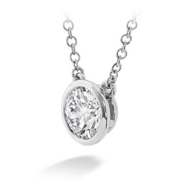 Hearts on Fire Classic Bezel Solitaire Pendant - Bay Hill Jewelers