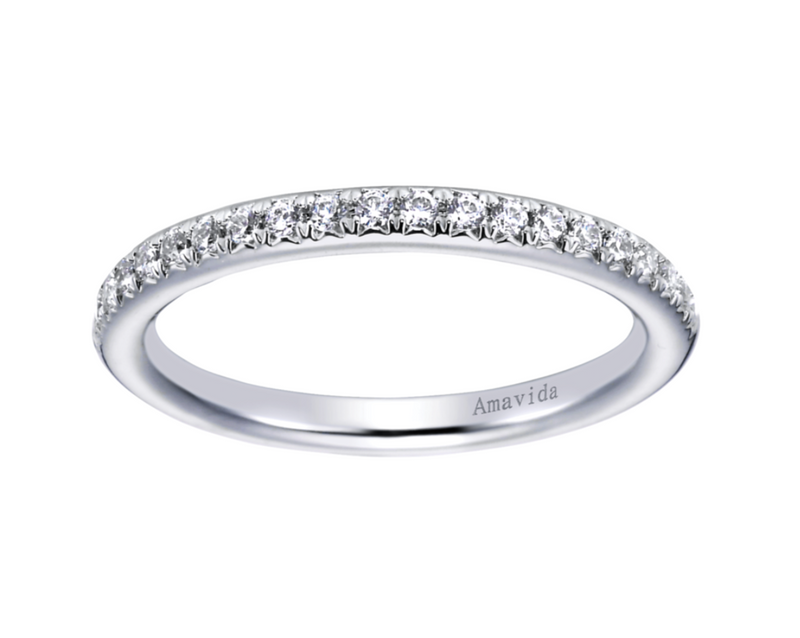 18kt White Gold Diamond Band - 0.25 cttw Diamonds - Bay Hill Jewelers