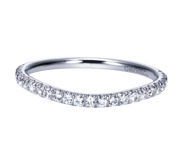 Platinum Diamond Three-Quarters Eternity Band - 0.29 cttw - Bay Hill Jewelers