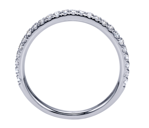Platinum Diamond Three-Quarters Eternity Band - 0.29 cttw - Bay Hill Jewelers