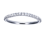 Platinum Diamond Three-Quarters Eternity Band - 0.29 cttw - Bay Hill Jewelers