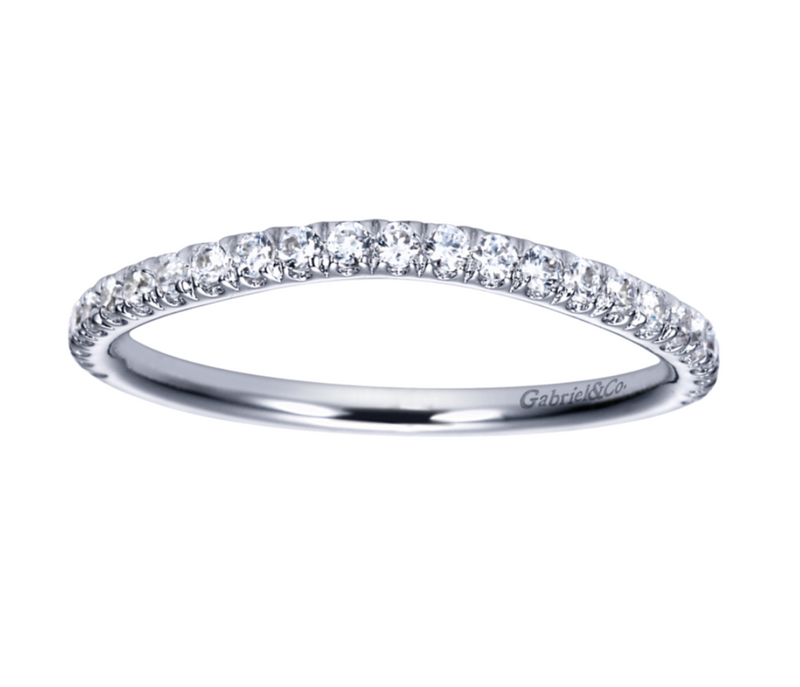 Platinum Diamond Three-Quarters Eternity Band - 0.29 cttw - Bay Hill Jewelers