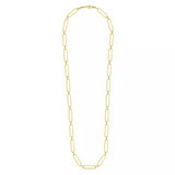 32 inch 14K Yellow Gold Twisted Rope Oval Link Chain Necklace - Bay Hill Jewelers